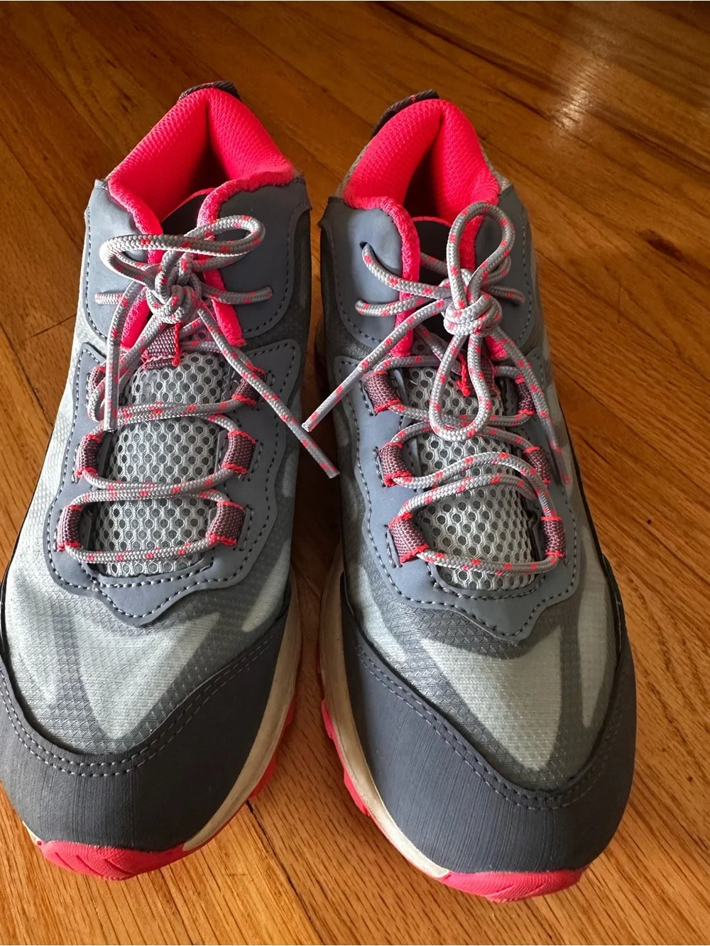 Merrell Women’s Gray and Pink Hiking Sneakers